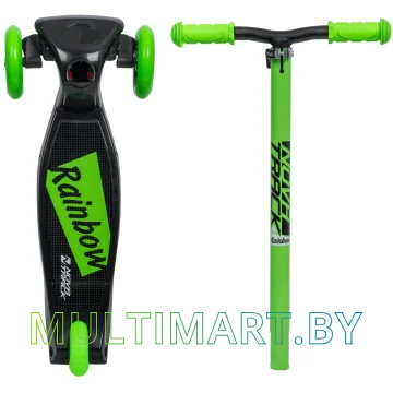 Самокат Novatrack RainBow Start 120.NRAINBOW.GN20 (зеленый, 2020) картинка 6